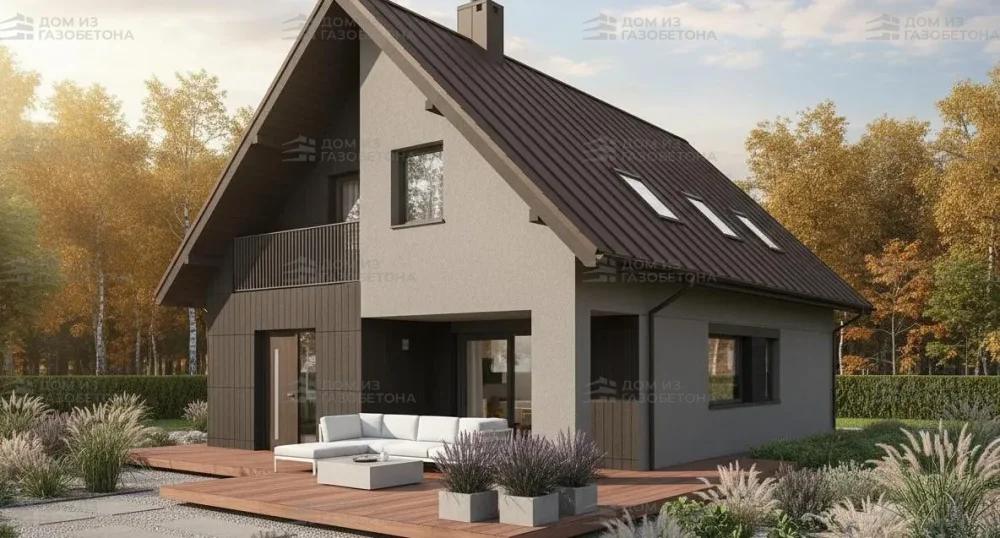 Проект Двухэтажный дом 9 на 15, 160 м2