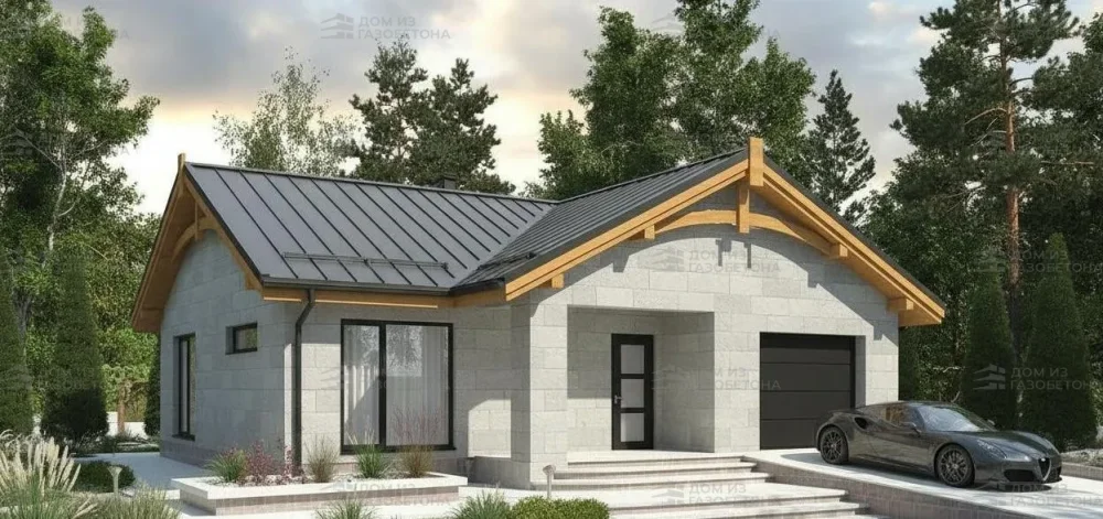 Проект Одноэтажный дом 14 на 20, 172 м2