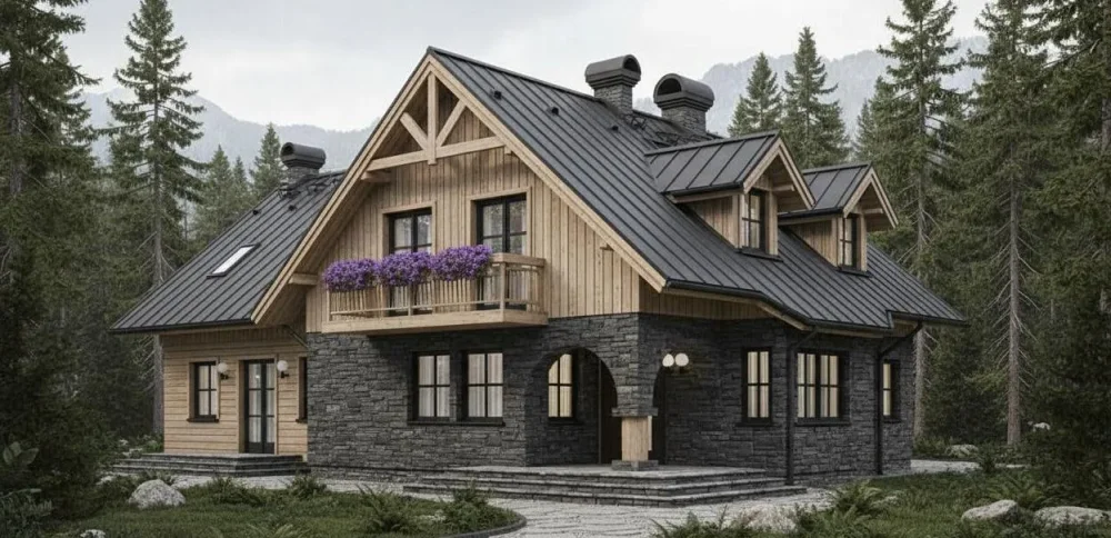 Проект Двухэтажный дом 18 на 11, 344 м2