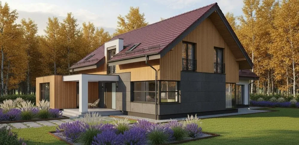 Проект Двухэтажный дом 20 на 10, 218 м2