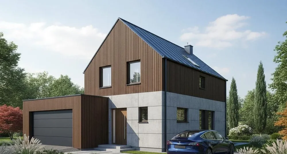 Проект Двухэтажный дом 11 на 11, 149 м2