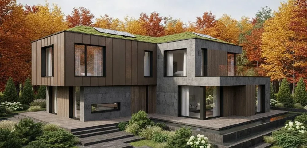 Проект Двухэтажный дом 10 на 11, 101 м2