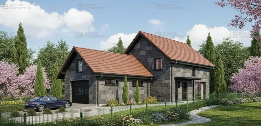 Проект Двухэтажный дом 8 на 19, 143 м2