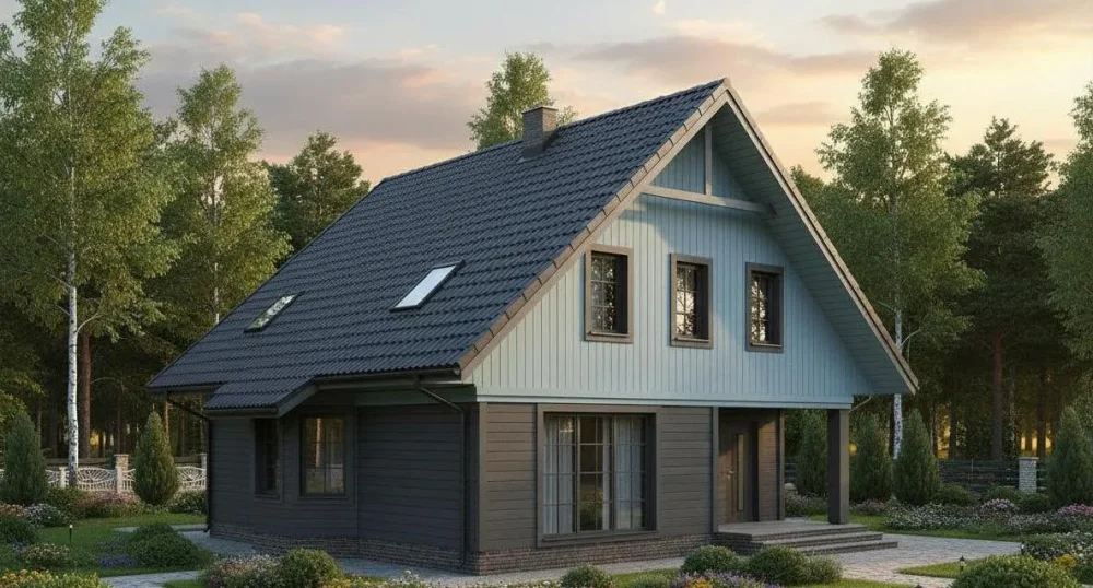 Проект Двухэтажный дом 18 на 12, 193 м2