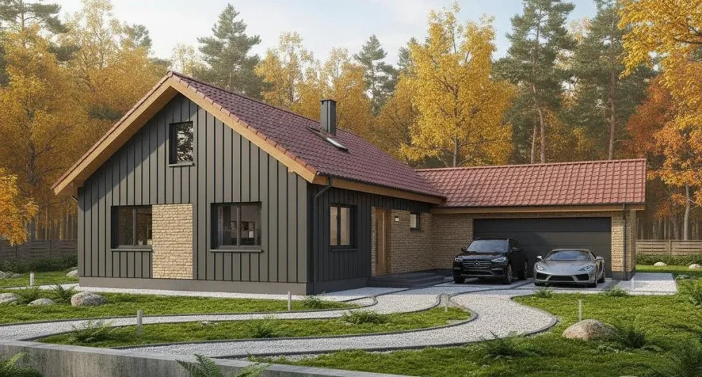 Проект Одноэтажный дом 13 на 14, 119 м2